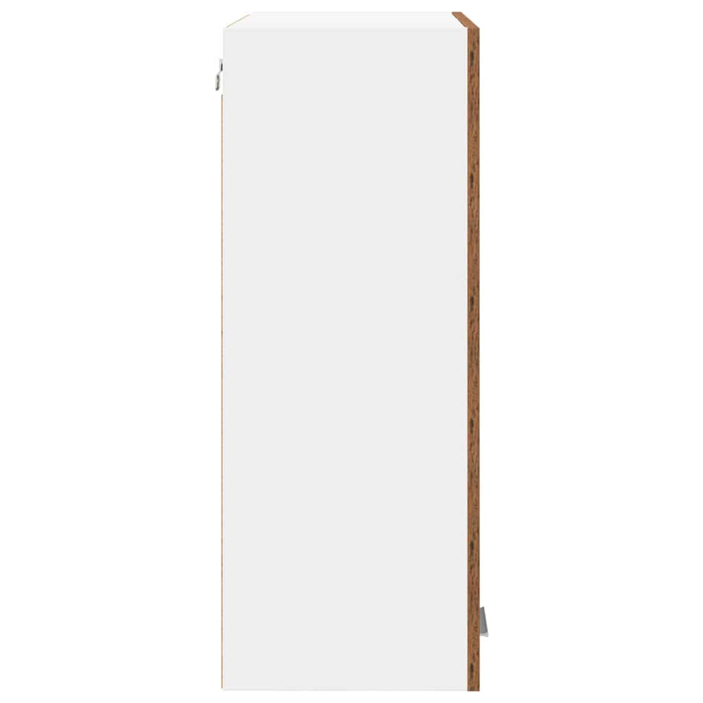 Závěsná Skříňka Staré Dřevo 60 X 31 X 80 Cm Kompozitní Dřevo