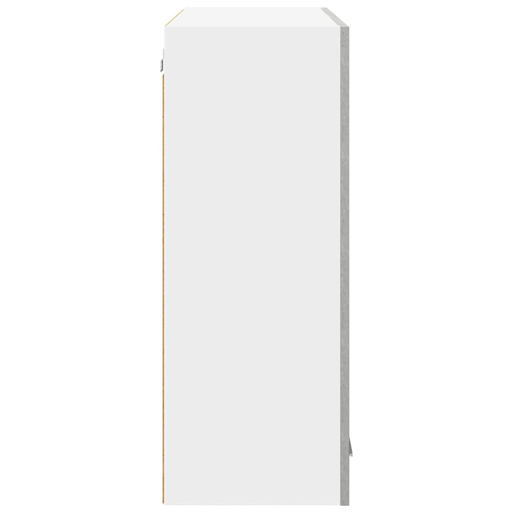 Závěsná Skříňka Betonově Šedá 80 X 31 X 80 Cm Kompozitní Dřevo