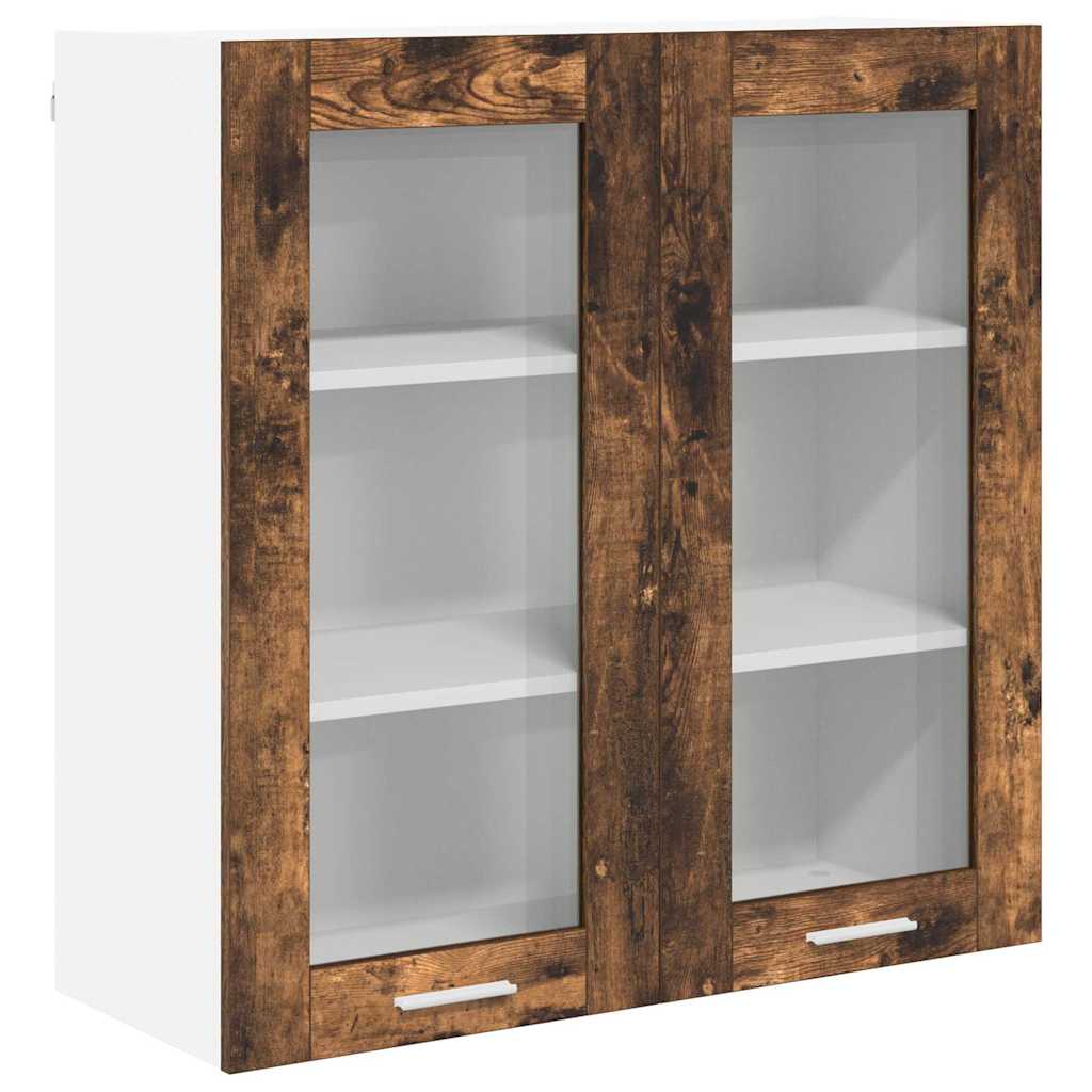 Závěsná Skříňka Kouřový Dub 80 X 31 X 80 Cm Kompozitní Dřevo