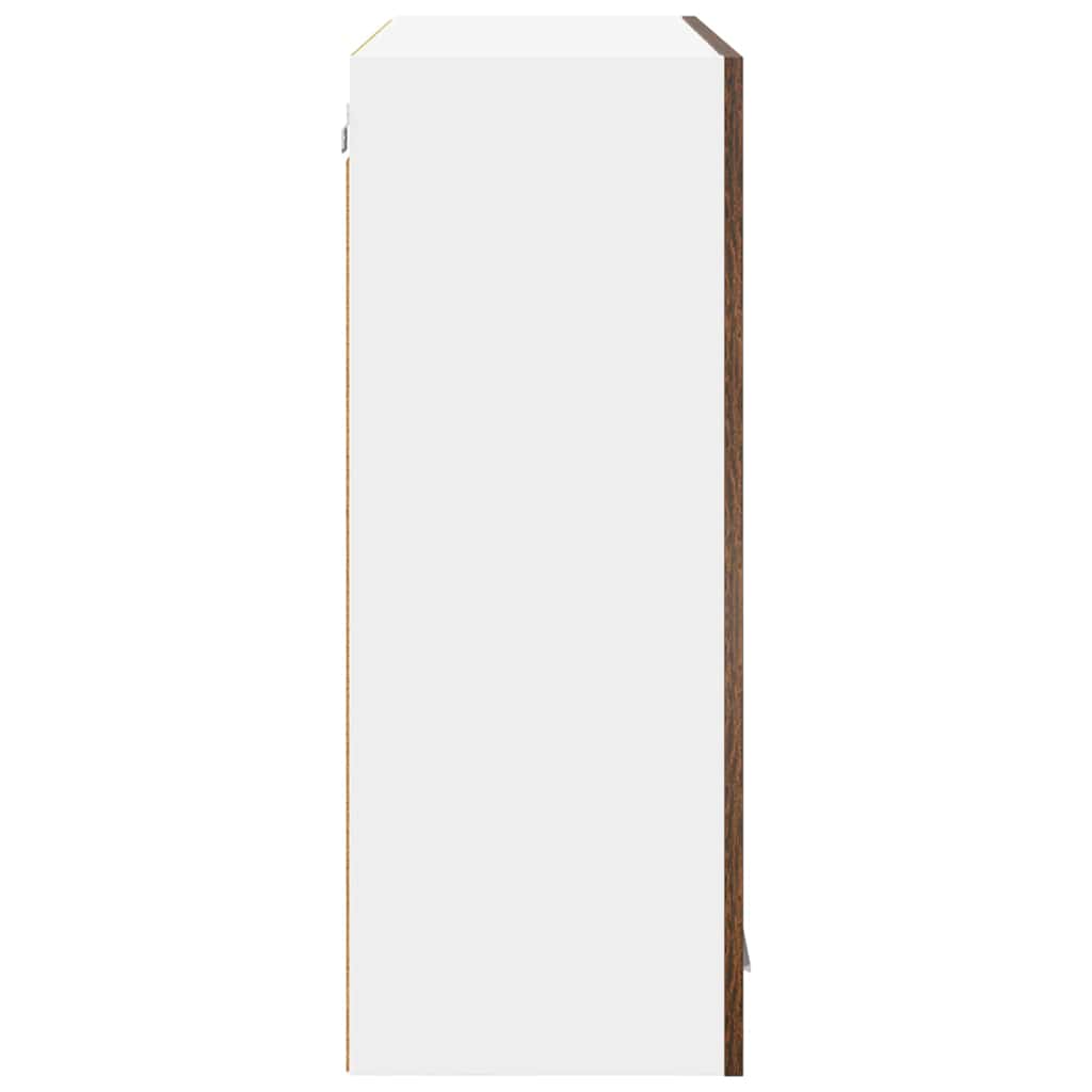 Závěsná Skříňka Kouřový Dub 80 X 31 X 80 Cm Kompozitní Dřevo