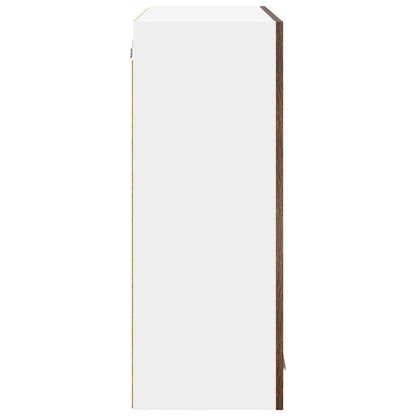 Závěsná Skříňka Kouřový Dub 80 X 31 X 80 Cm Kompozitní Dřevo