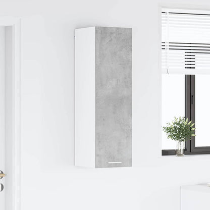 Závěsná Skříňka Betonově Šedá 30 X 31 X 100 Cm Kompozitní Dřevo
