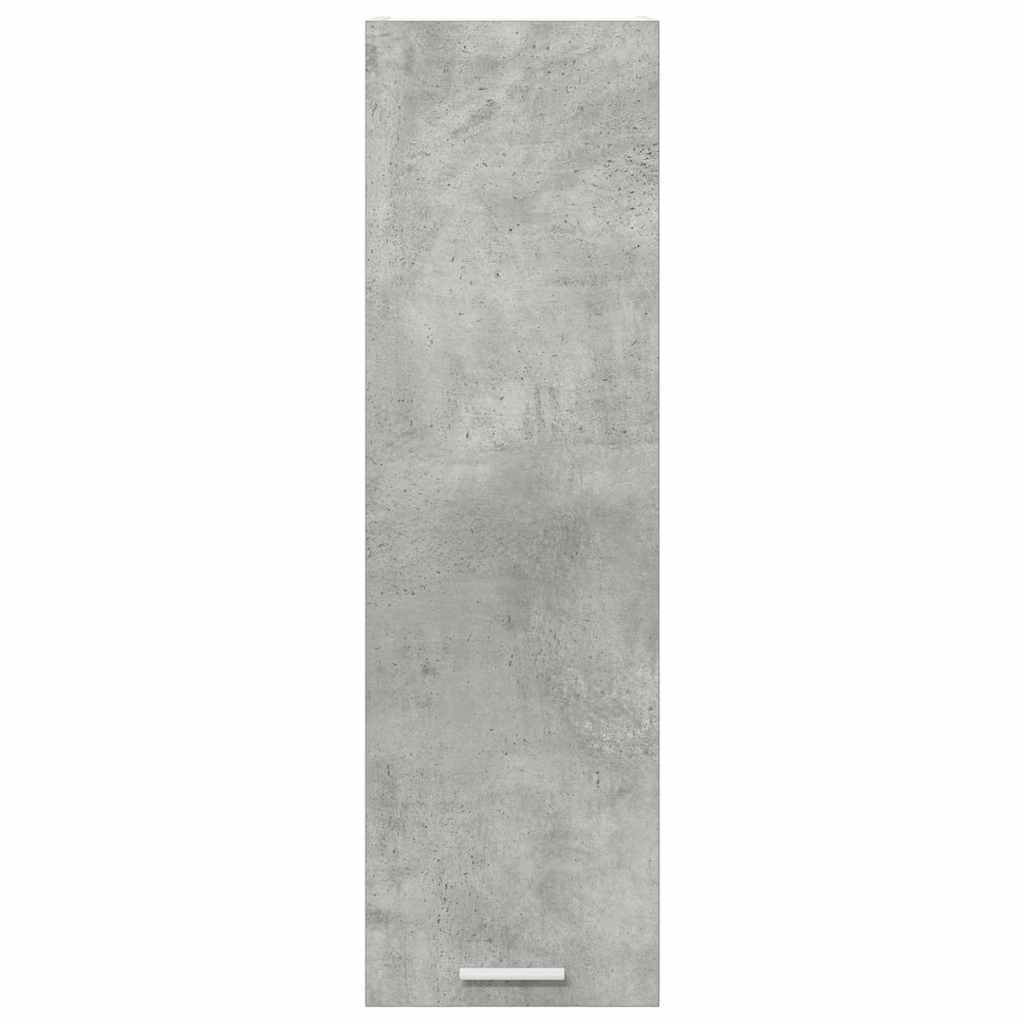 Závěsná Skříňka Betonově Šedá 30 X 31 X 100 Cm Kompozitní Dřevo