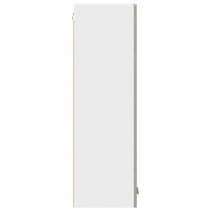 Závěsná Skříňka Betonově Šedá 30 X 31 X 100 Cm Kompozitní Dřevo