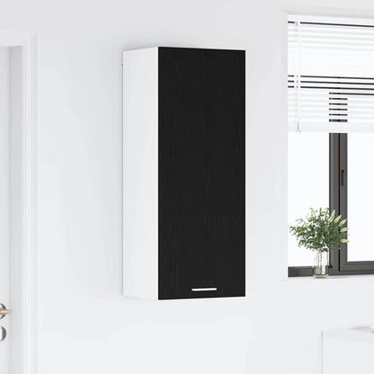 Závěsná Skříňka Černý Dub 40 X 31 X 100 Cm Kompozitní Dřevo