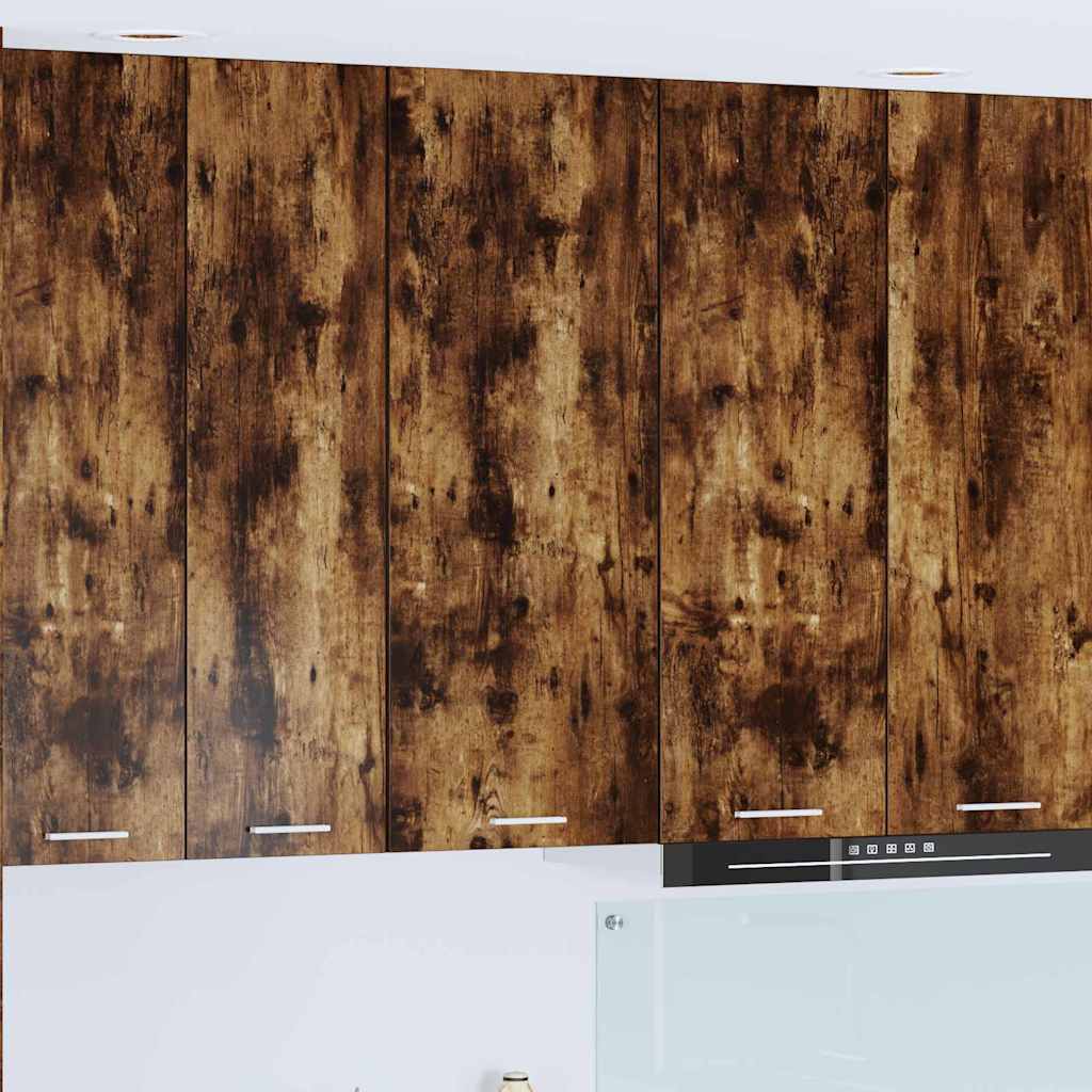Závěsná Skříňka Kouřový Dub 40 X 31 X 100 Cm Kompozitní Dřevo