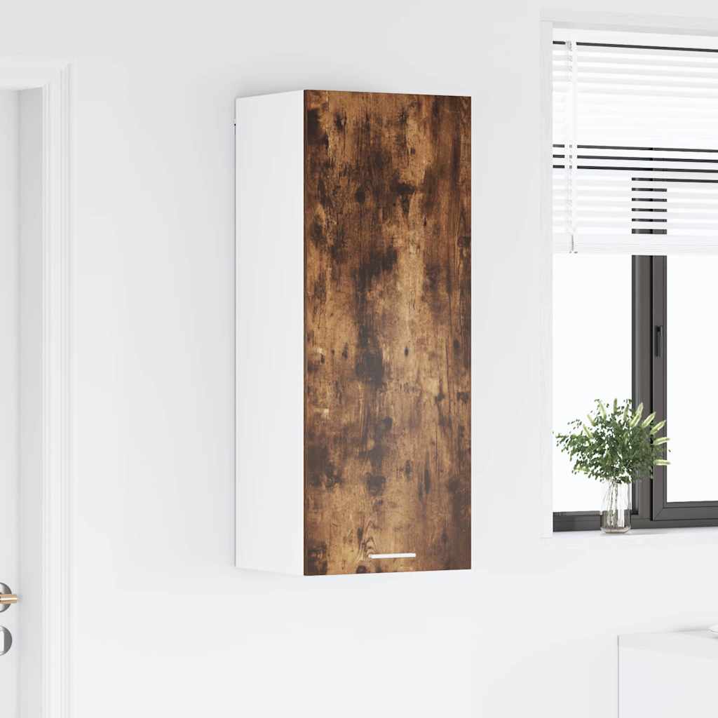 Závěsná Skříňka Kouřový Dub 40 X 31 X 100 Cm Kompozitní Dřevo