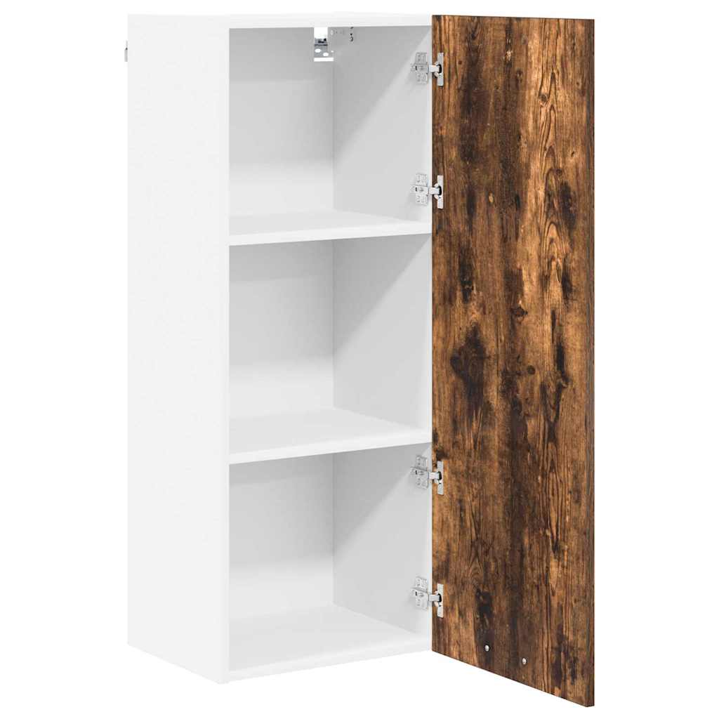 Závěsná Skříňka Kouřový Dub 40 X 31 X 100 Cm Kompozitní Dřevo