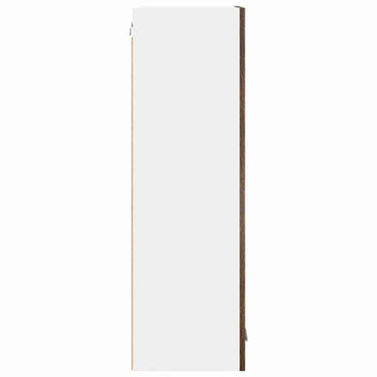Závěsná Skříňka Kouřový Dub 40 X 31 X 100 Cm Kompozitní Dřevo