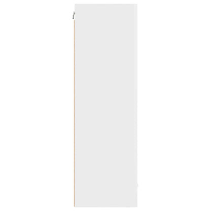 Závěsná Skříňka Bílá 50 X 31 X 100 Cm Kompozitní Dřevo