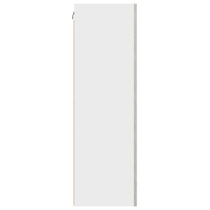 Závěsná Skříňka Betonová Šedá A Bílá 50 X 31 X 100 Cm