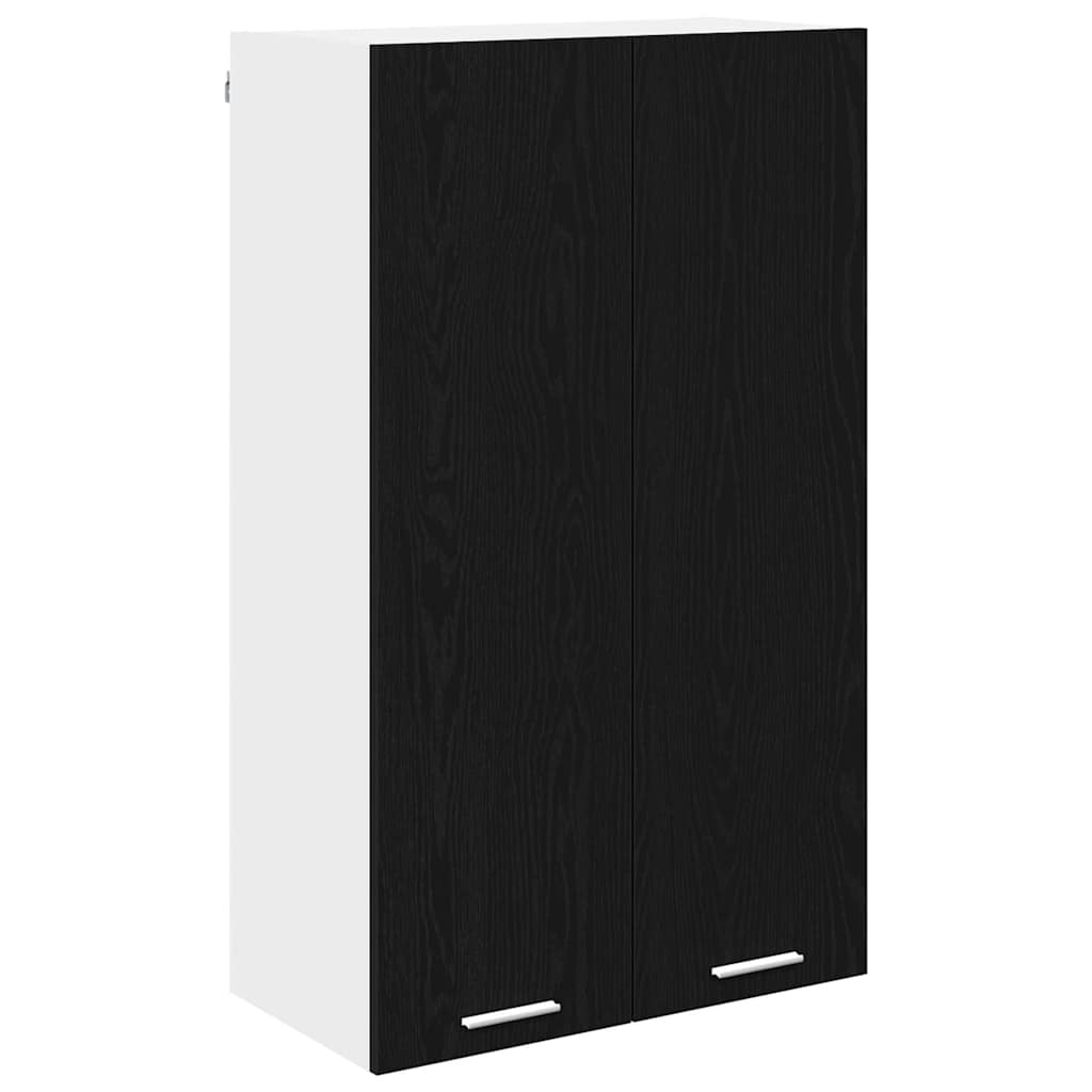 Závěsná Skříňka Černý Dub 60 X 31 X 100 Cm Kompozitní Dřevo