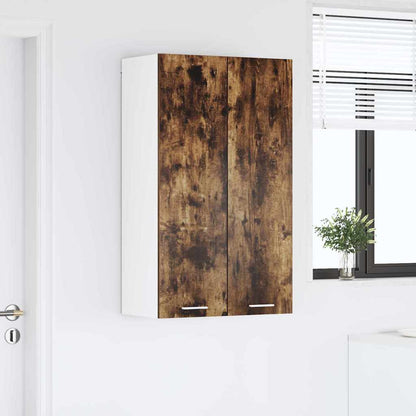 Závěsná Skříňka Kouřový Dub 60 X 31 X 100 Cm Kompozitní Dřevo