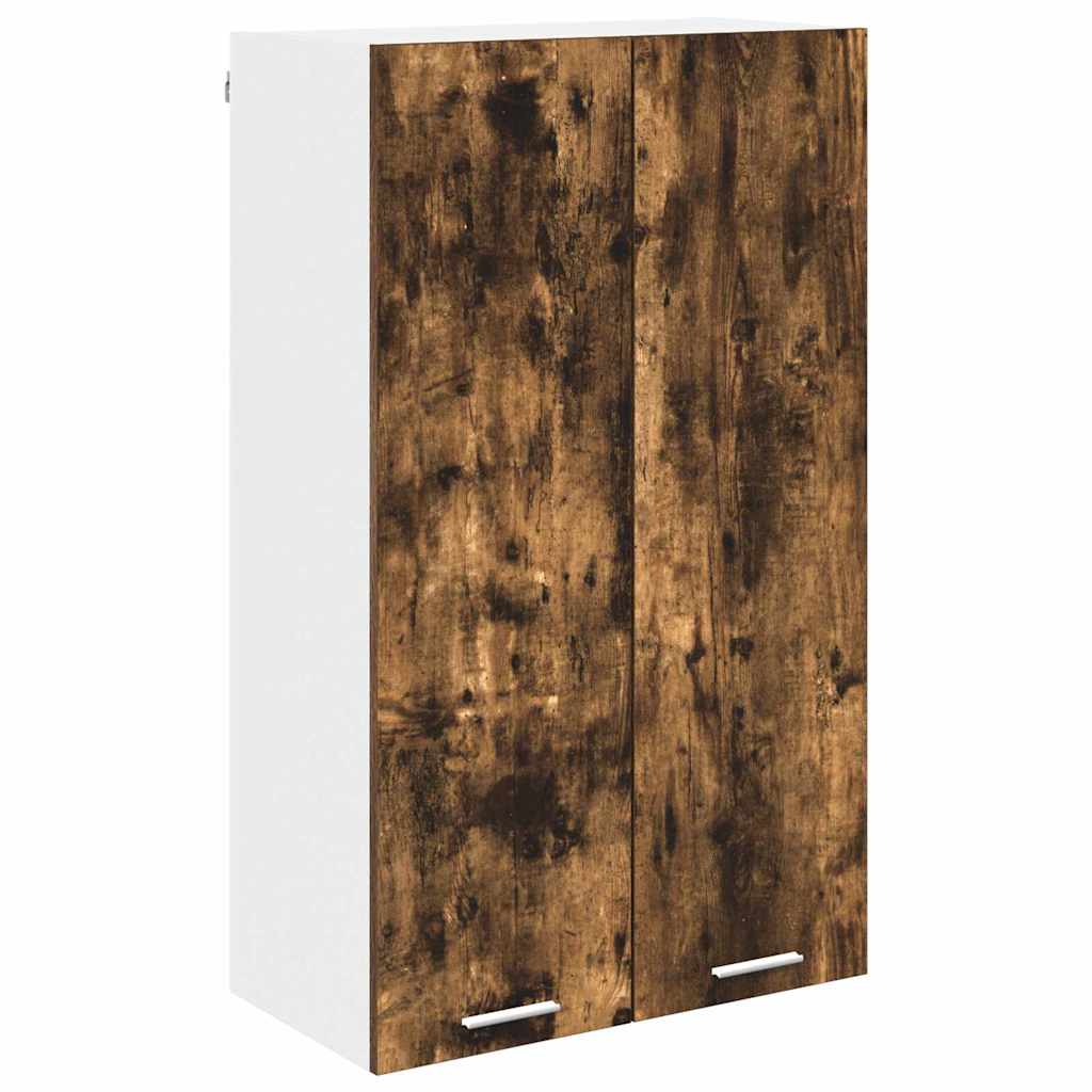 Závěsná Skříňka Kouřový Dub 60 X 31 X 100 Cm Kompozitní Dřevo