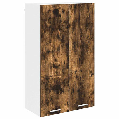 Závěsná Skříňka Kouřový Dub 60 X 31 X 100 Cm Kompozitní Dřevo