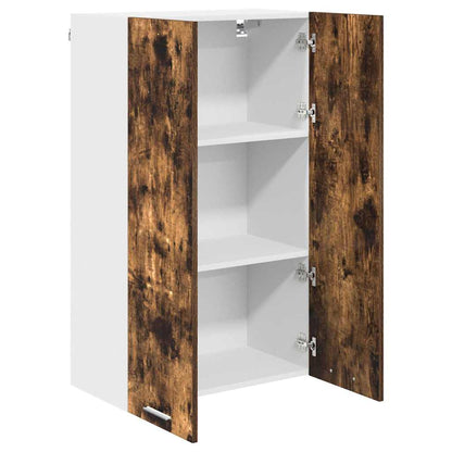 Závěsná Skříňka Kouřový Dub 60 X 31 X 100 Cm Kompozitní Dřevo