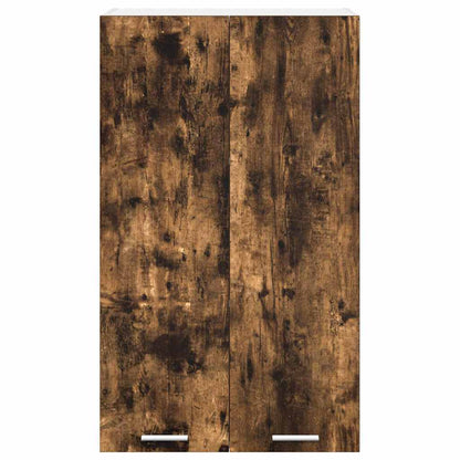 Závěsná Skříňka Kouřový Dub 60 X 31 X 100 Cm Kompozitní Dřevo