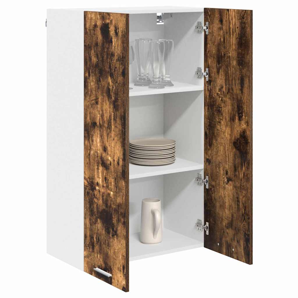 Závěsná Skříňka Kouřový Dub 60 X 31 X 100 Cm Kompozitní Dřevo