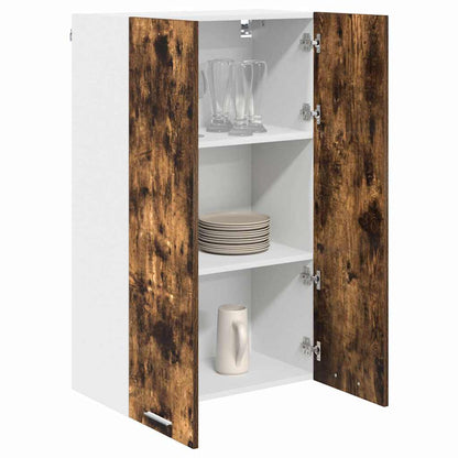 Závěsná Skříňka Kouřový Dub 60 X 31 X 100 Cm Kompozitní Dřevo