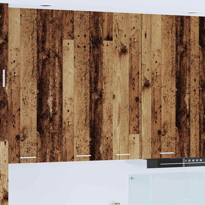 Závěsná Skříňka Staré Dřevo 60 X 31 X 100 Cm Kompozitní Dřevo