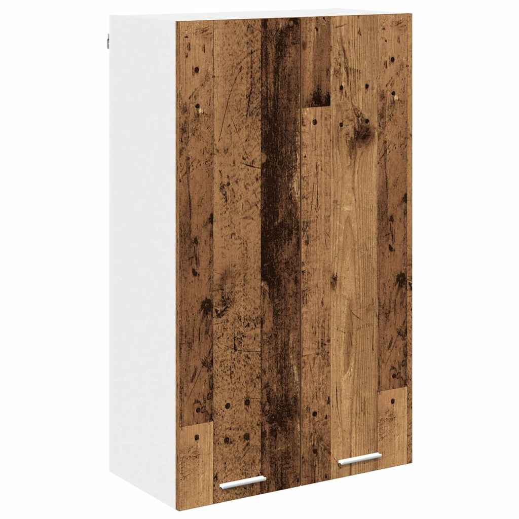 Závěsná Skříňka Staré Dřevo 60 X 31 X 100 Cm Kompozitní Dřevo