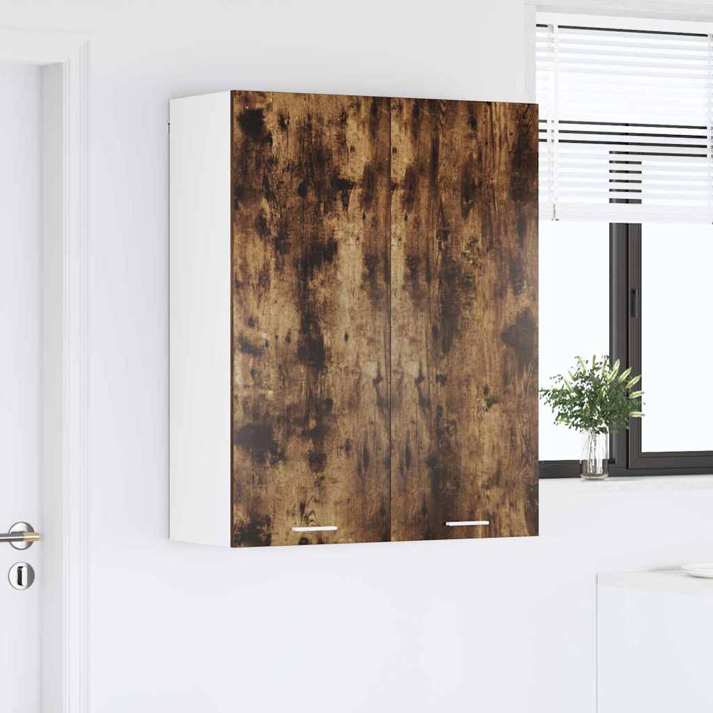 Závěsná Skříňka Kouřový Dub 80 X 31 X 100 Cm Kompozitní Dřevo