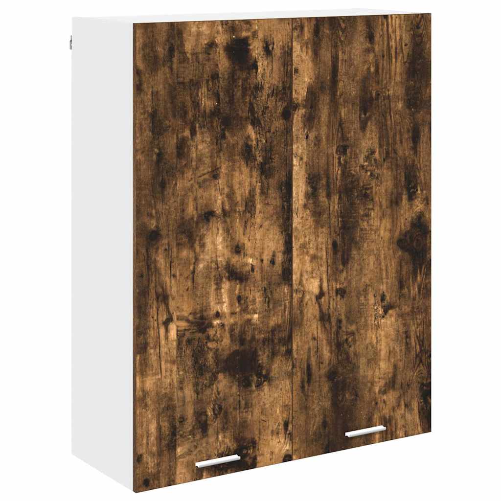 Závěsná Skříňka Kouřový Dub 80 X 31 X 100 Cm Kompozitní Dřevo