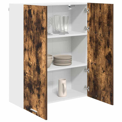 Závěsná Skříňka Kouřový Dub 80 X 31 X 100 Cm Kompozitní Dřevo