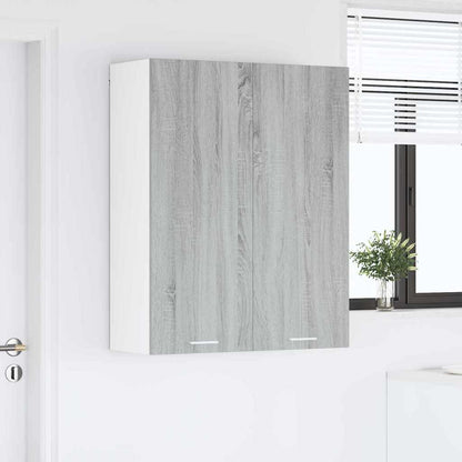 Závěsná Skříňka Šedá Sonoma 80 X 31 X 100 Cm Kompozitní Dřevo