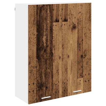 Závěsná Skříňka Staré Dřevo 80 X 31 X 100 Cm Kompozitní Dřevo