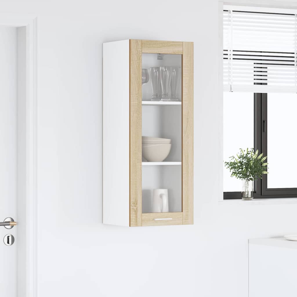 Závěsná Skříňka Sonoma Dub 40 X 31 X 100 Cm Kompozitní Dřevo