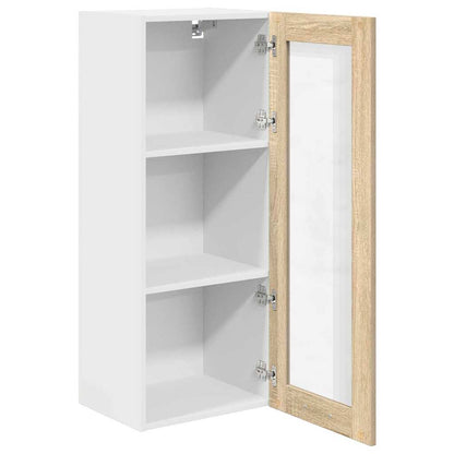 Závěsná Skříňka Sonoma Dub 40 X 31 X 100 Cm Kompozitní Dřevo