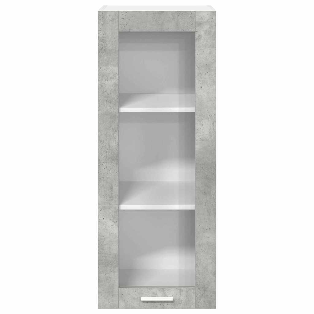 Závěsná Skříňka Betonově Šedá 40 X 31 X 100 Cm Kompozitní Dřevo
