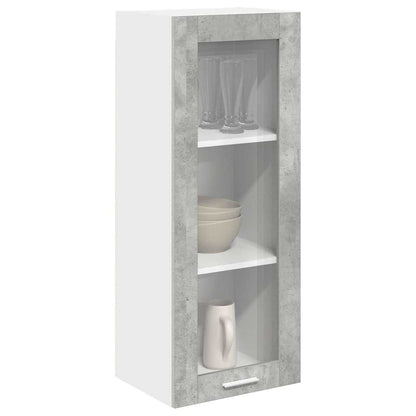 Závěsná Skříňka Betonově Šedá 40 X 31 X 100 Cm Kompozitní Dřevo