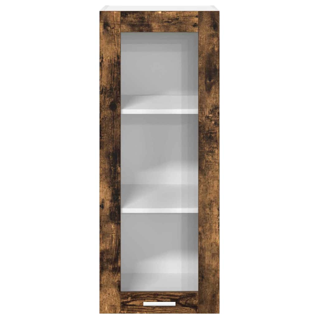 Závěsná Skříňka Kouřový Dub 40 X 31 X 100 Cm Kompozitní Dřevo