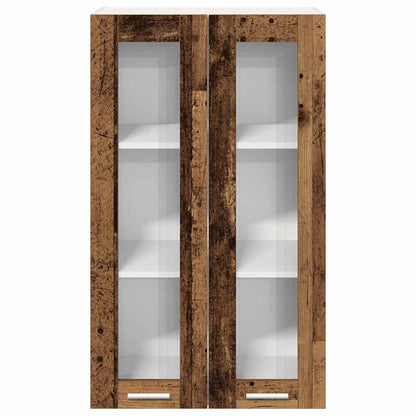 Závěsná Skříňka Staré Dřevo 60 X 31 X 100 Cm Kompozitní Dřevo