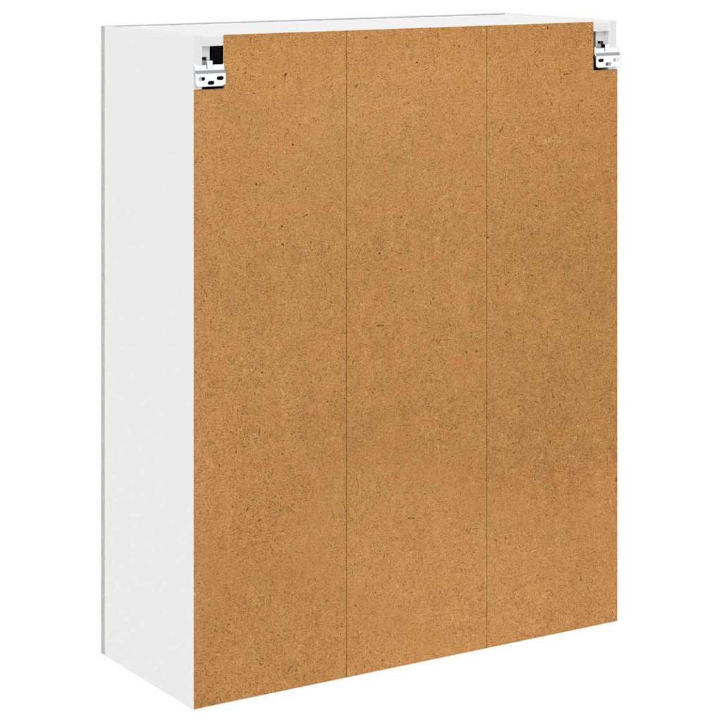 Závěsná Skříňka Betonově Šedá 80 X 31 X 100 Cm Kompozitní Dřevo