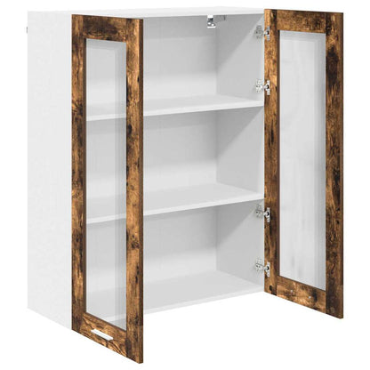 Závěsná Skříňka Kouřový Dub 80 X 31 X 100 Cm Kompozitní Dřevo