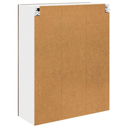 Závěsná Skříňka Kouřový Dub 80 X 31 X 100 Cm Kompozitní Dřevo