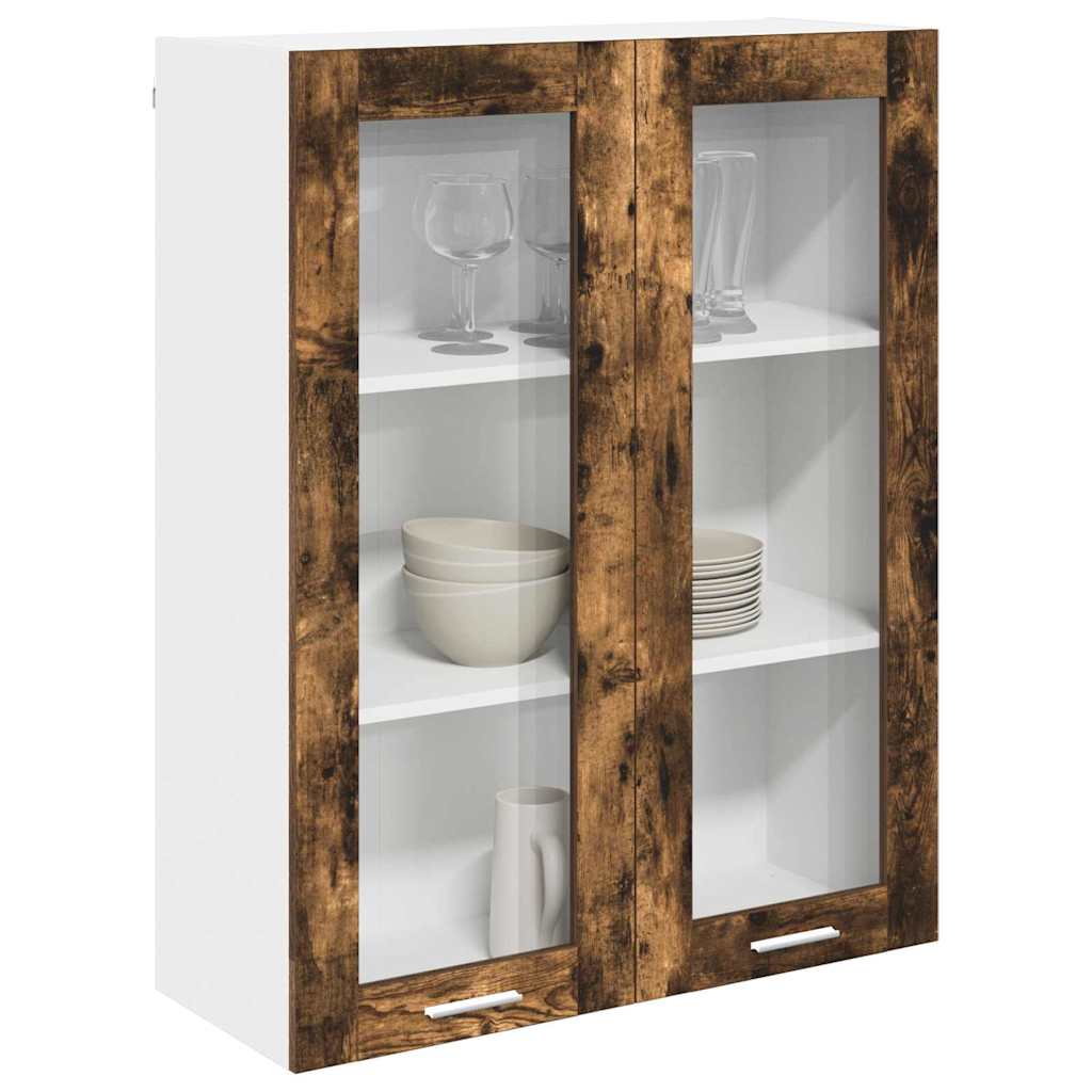Závěsná Skříňka Kouřový Dub 80 X 31 X 100 Cm Kompozitní Dřevo
