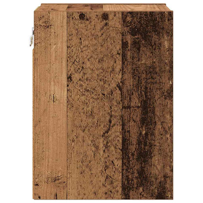 Závěsná Skříňka Staré Dřevo 20 X 29,5 X 40 Cm Kompozitní Dřevo