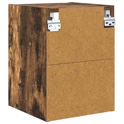 Závěsná Skříňka Kouřový Dub 30 X 29,5 X 40 Cm Kompozitní Dřevo