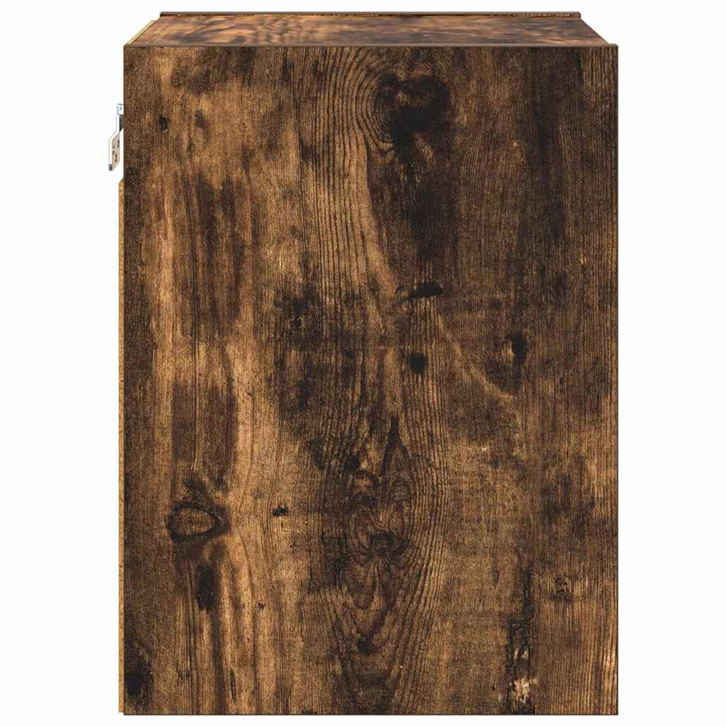 Závěsná Skříňka Kouřový Dub 30 X 29,5 X 40 Cm Kompozitní Dřevo