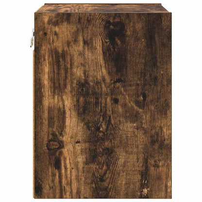 Závěsná Skříňka Kouřový Dub 30 X 29,5 X 40 Cm Kompozitní Dřevo