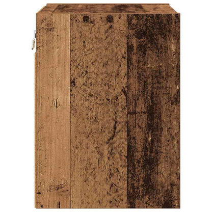 Závěsná Skříňka Staré Dřevo 30 X 29,5 X 40 Cm Kompozitní Dřevo