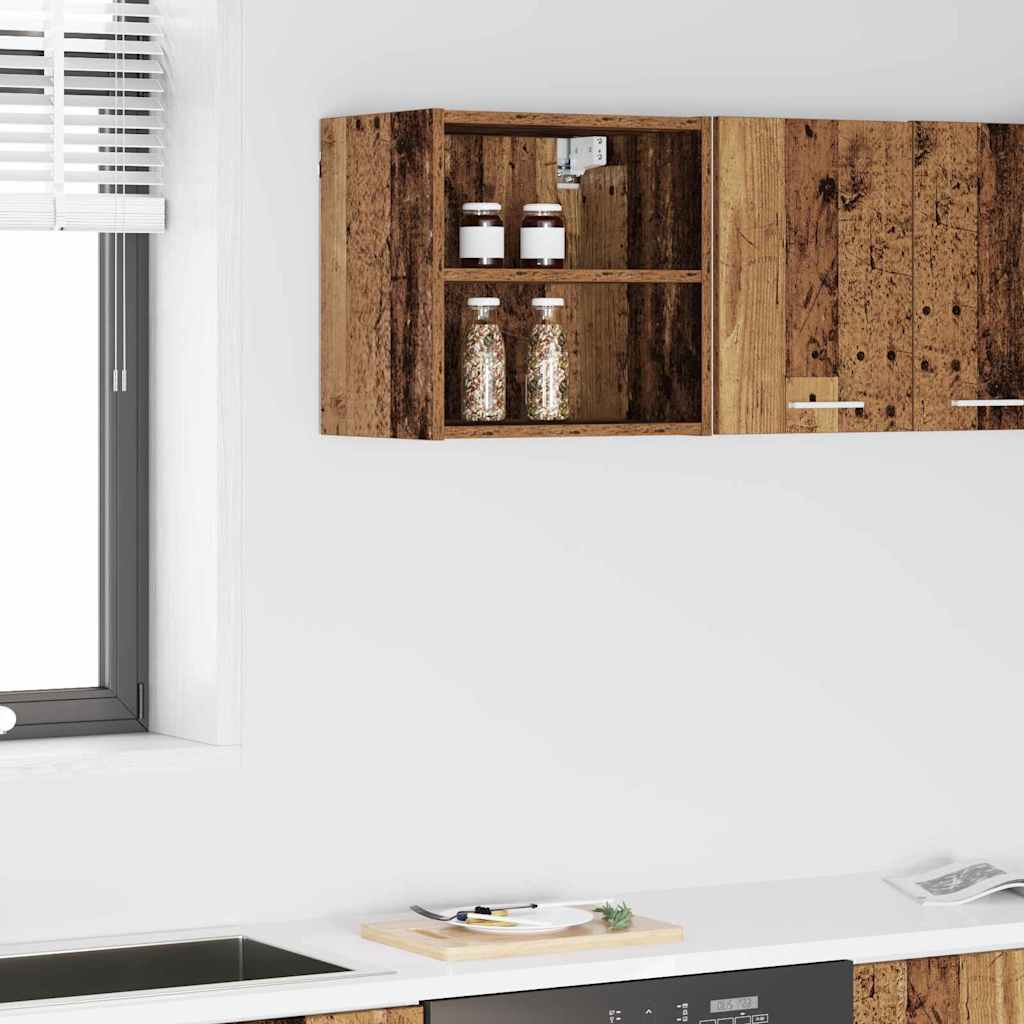 Závěsná Skříňka Staré Dřevo 40 X 29,5 X 40 Cm Kompozitní Dřevo