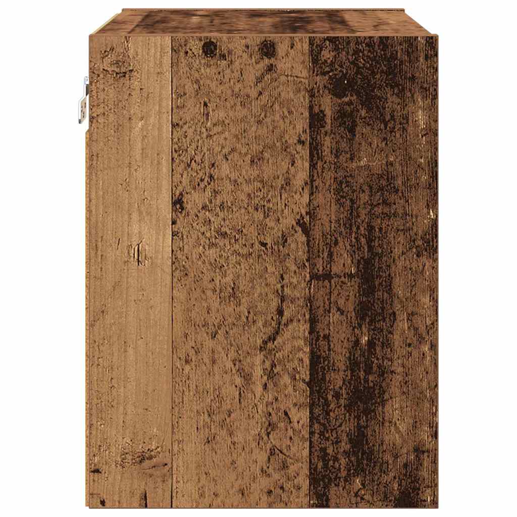 Závěsná Skříňka Staré Dřevo 40 X 29,5 X 40 Cm Kompozitní Dřevo