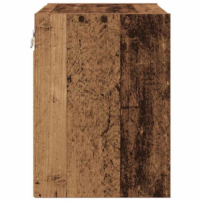 Závěsná Skříňka Staré Dřevo 40 X 29,5 X 40 Cm Kompozitní Dřevo
