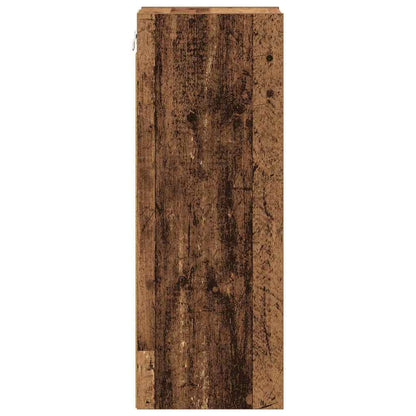 Závěsná Skříňka Staré Dřevo 20 X 29,5 X 80 Cm Kompozitní Dřevo