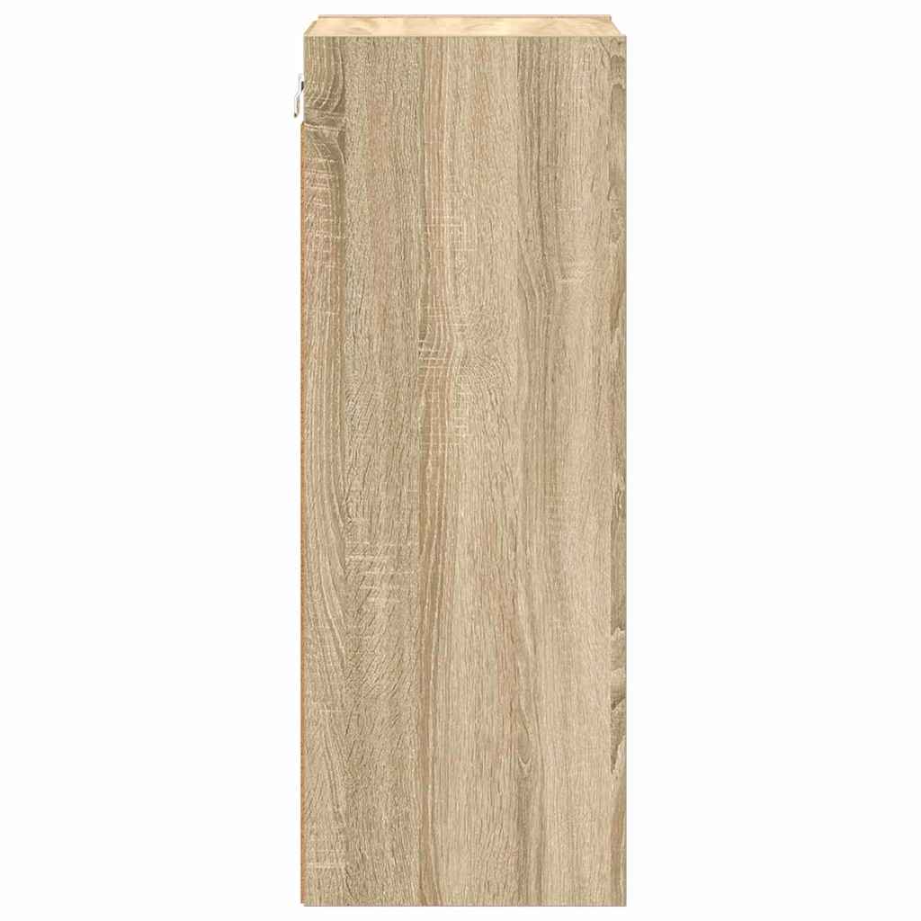 Závěsná Skříňka Sonoma Dub 30 X 29,5 X 80 Cm Kompozitní Dřevo